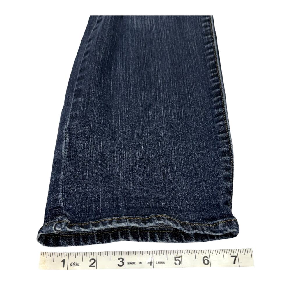 Levis 512 Perfectly Shaping Straight Leg Jeans Womens 32x30 Dark Wash Denim - Picture 8 of 8